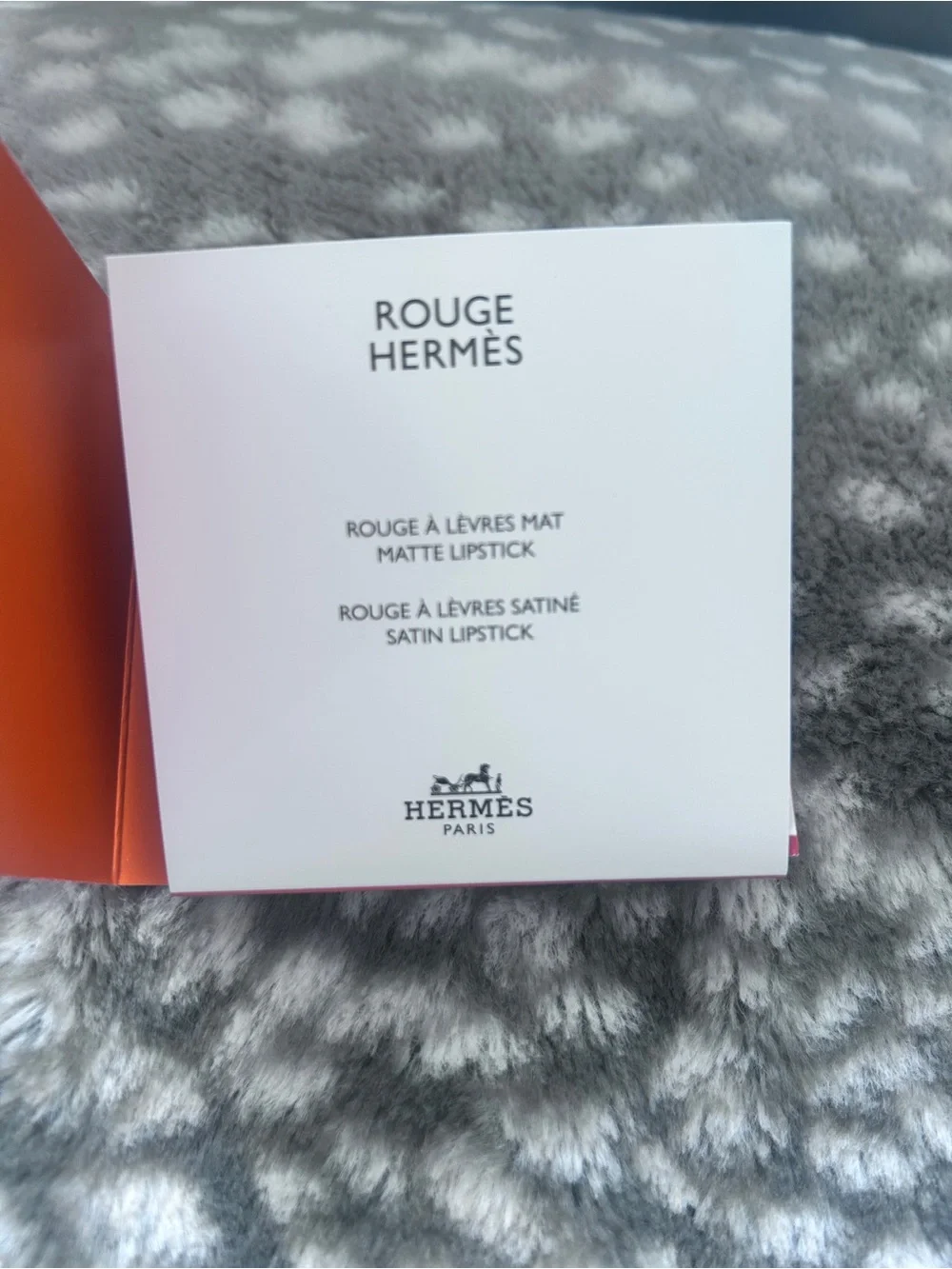 Hermes sealed lipstick